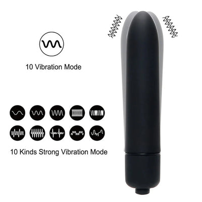 Image d'explication de l'œuf vibromasseur, détails des modes de vibration du vibromasseur du coffret.